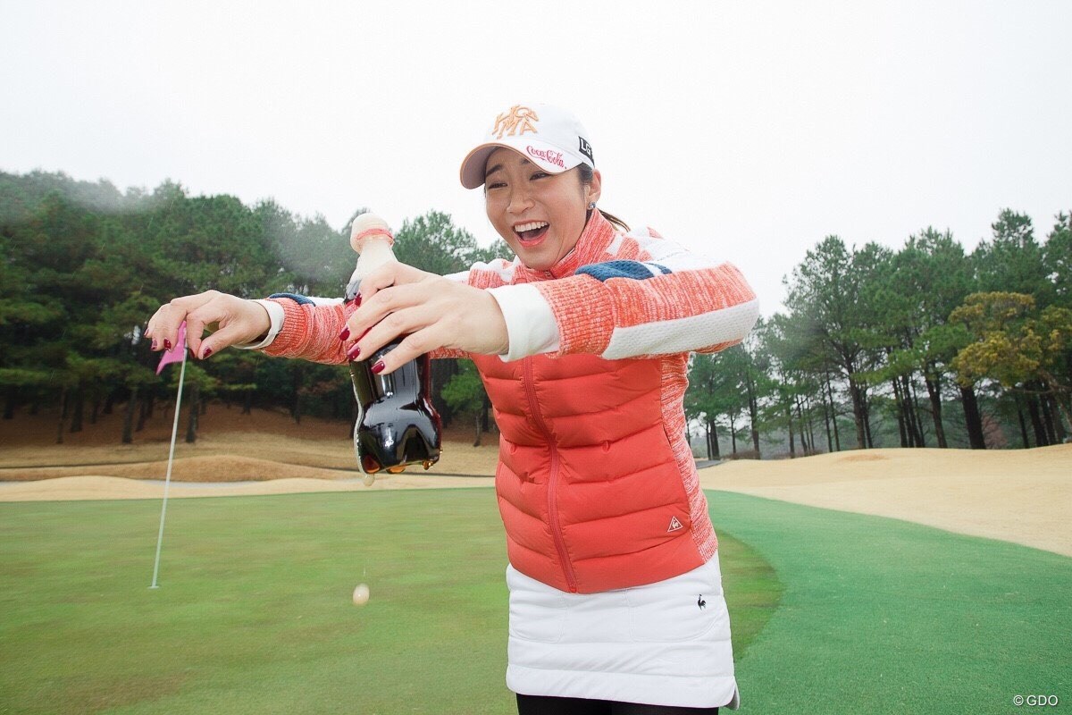 イ・ボミが妄想する理想のゴルフデートを実現してみた※撮影：和田慎太郎