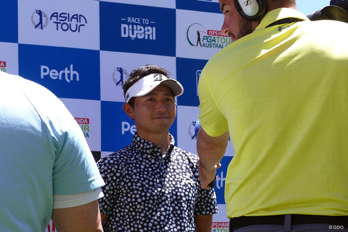 2018年 ISPS HANDA ワールドスーパー6パース 初日 片岡大育