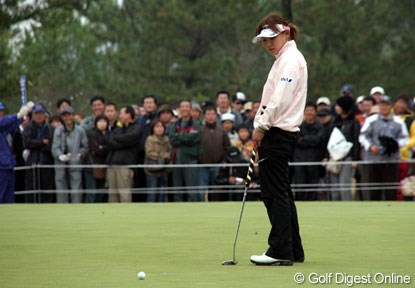 さくら、1打差2位タイも「最後に優勝目指す」