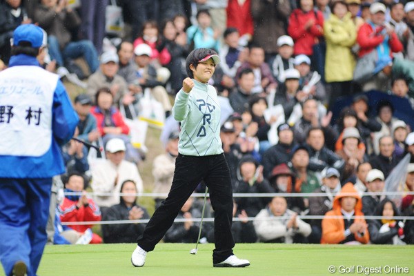 2009年 大王製紙エリエールレディス最終日 野村敏京