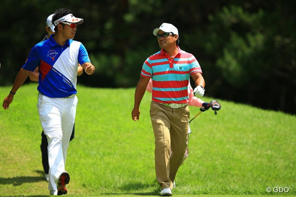 松山英樹と宮里優作が1回戦でガチ対決に※撮影は2013年「日本ゴルフツアー選手権」