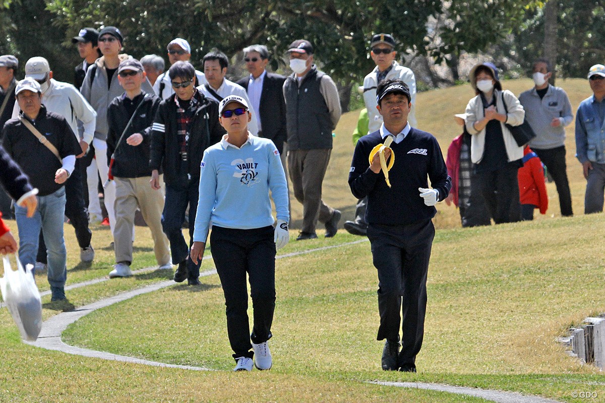 2018年 Novil Cup 初日 横峯さくら＆横田真一