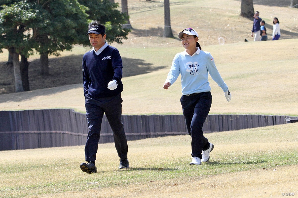 2018年 Novil Cup 初日 横峯さくら＆横田真一