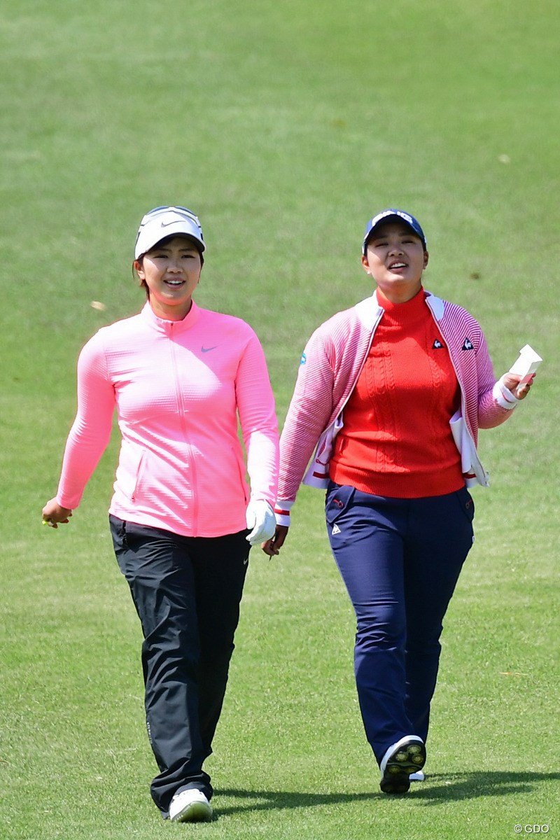 2018年 スタジオアリス女子オープン 最終日 鈴木愛、葭葉ルミ