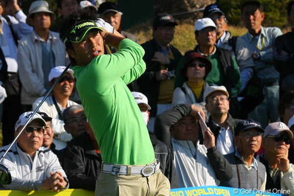 2009年 カシオワールドオープン事前／宮本勝昌 最初の8ホールは全てパーで耐えた宮本勝昌が、後半に5ストローク伸ばした