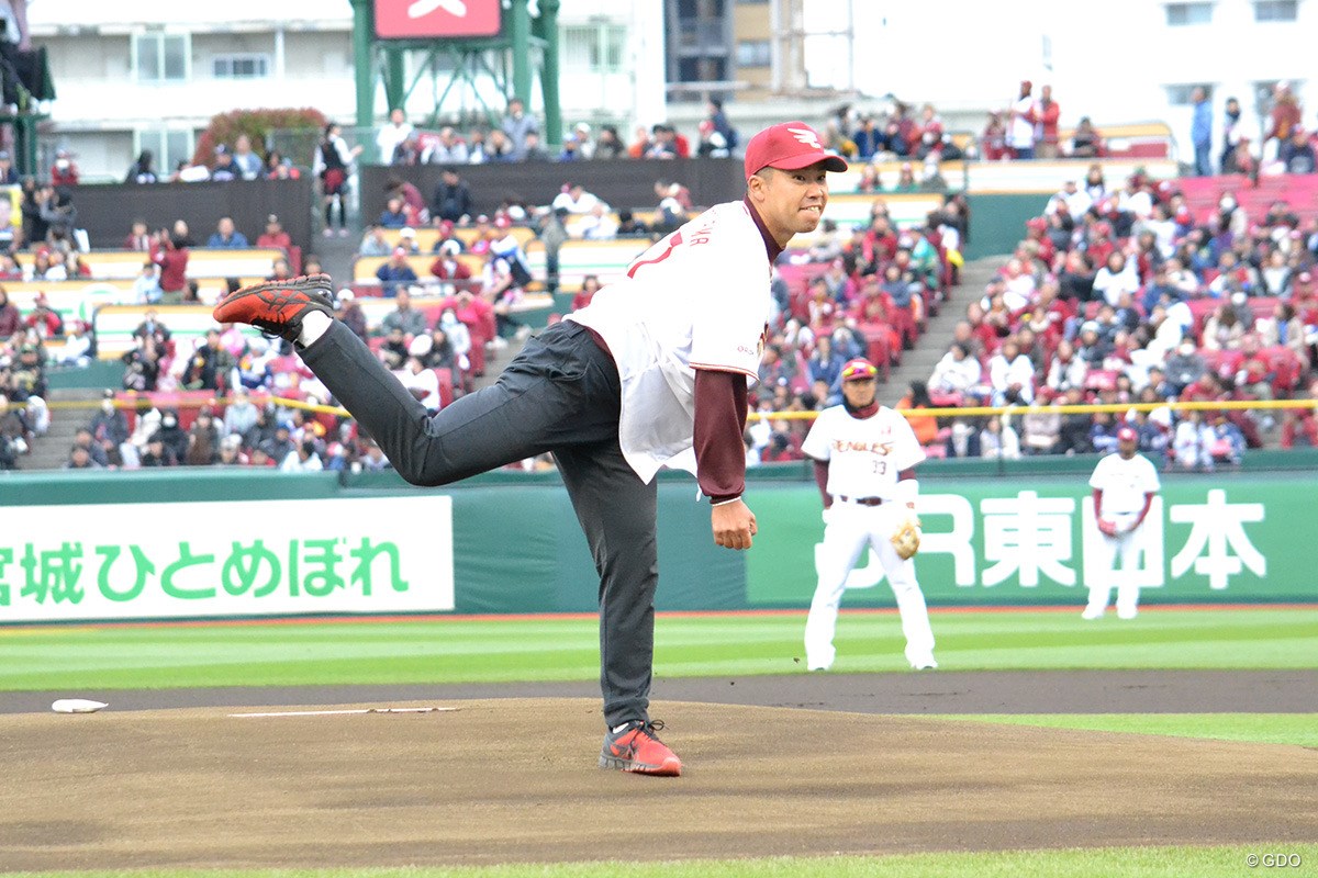 2018年 始球式 松山英樹