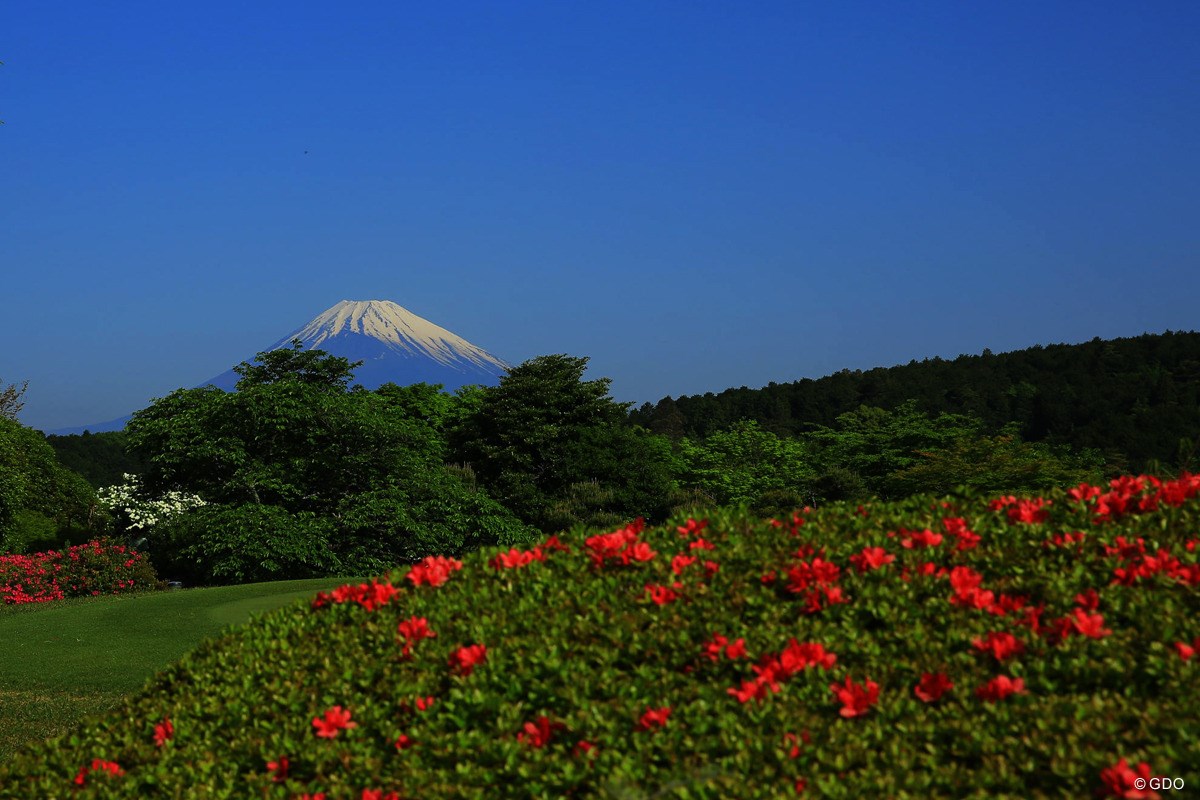 2018年 サイバーエージェント レディスゴルフトーナメント 最終日 富士山