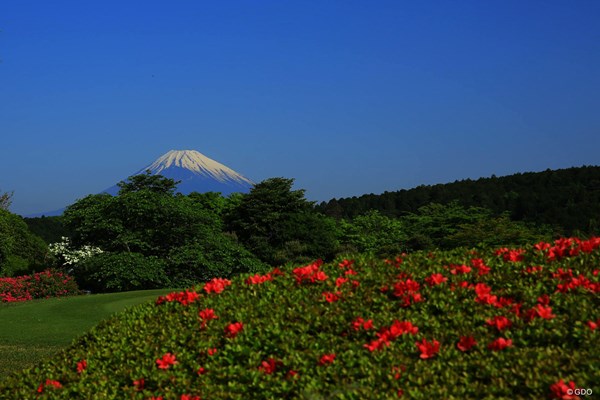 2018年 サイバーエージェント レディスゴルフトーナメント 最終日 富士山 今日も朝から富士山が綺麗だったので1枚アップ。