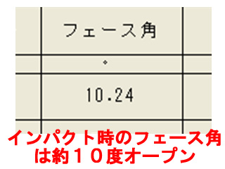 木曽さんフェース角受講前 