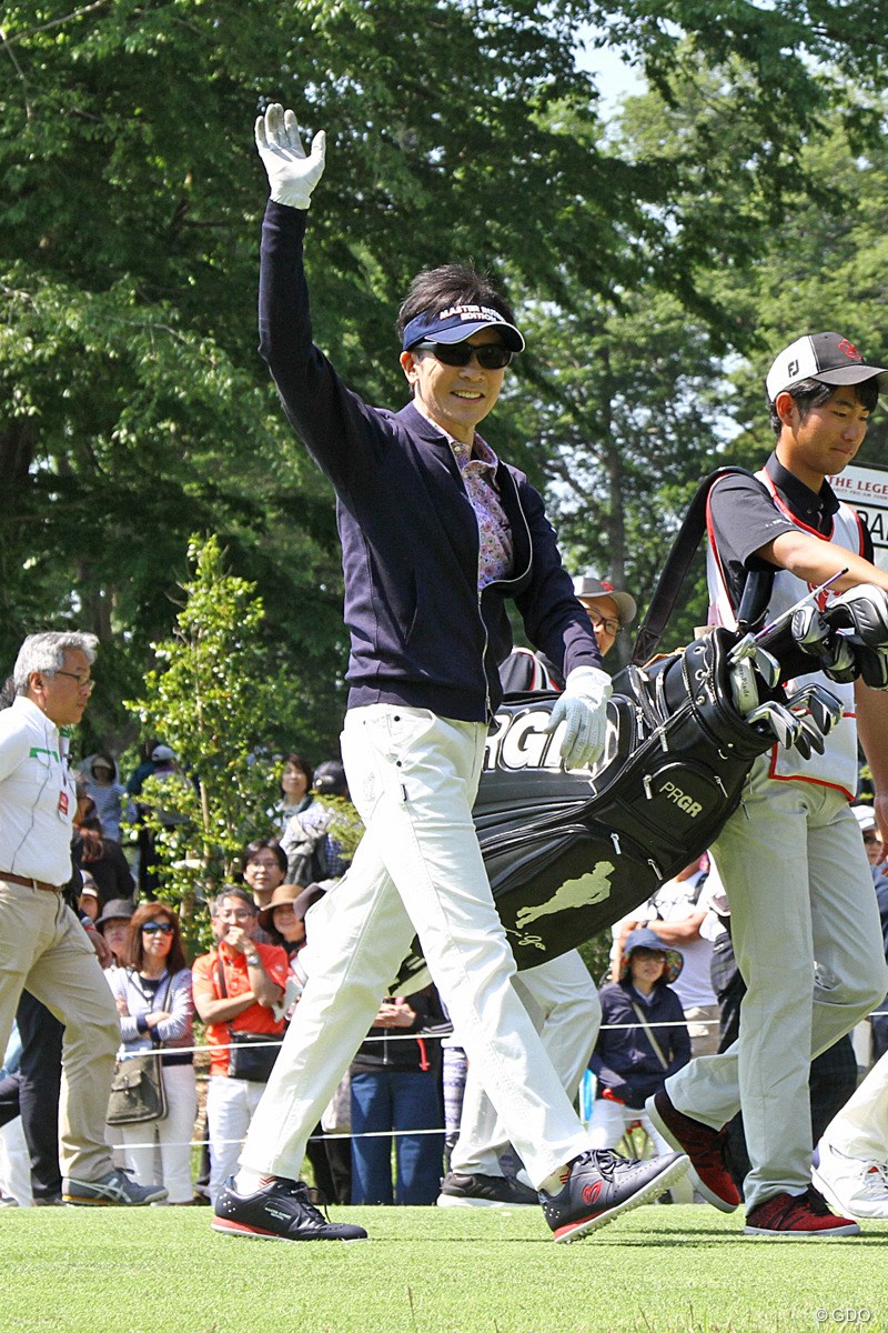 ザ・レジェンド・チャリティプロアマトーナメント 初日 郷ひろみさん