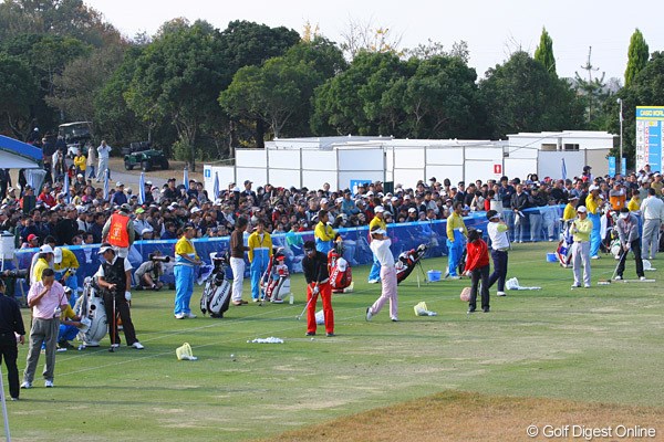 2009年 カシオワールドオープン 3日目 練習場