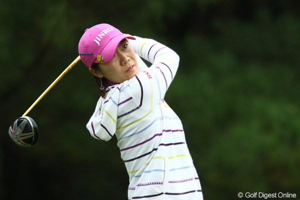 2009年 国内女子「LPGAツアーチャンピオンシップリコーカップ」最終日 NO.3 昨年のリベンジを果たすべく、2位タイでフィニッシュした李知姫