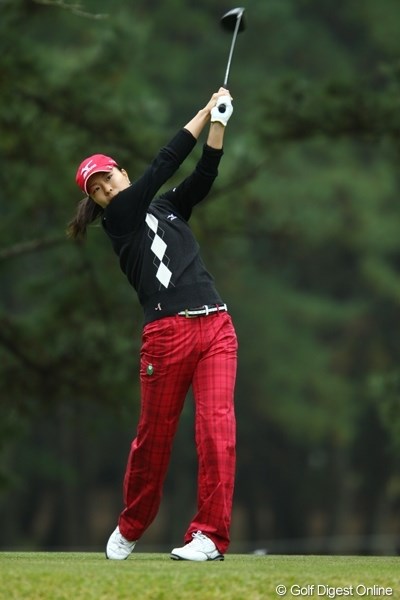 2009年 国内女子「LPGAツアーチャンピオンシップリコーカップ」最終日 NO.5 優勝の可能性もあった服部真夕だが、2位タイで終えている