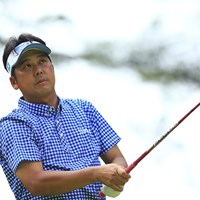首位発進した47歳の野仲茂 2018年 関西オープンゴルフ選手権競技 初日 野仲茂
