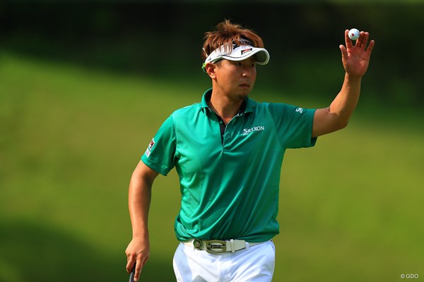 2018年 関西オープンゴルフ選手権競技 初日 塚田陽亮 決してウイニングパットでもバーディでもありません。