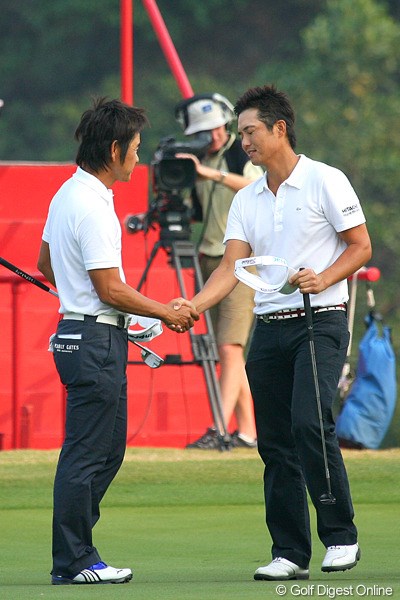 2009年 オメガミッションヒルズワールドカップ最終日 今田竜二＆藤田寛之