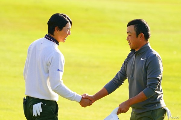 前週優勝の時松隆光と石川遼は予選同組になった（※撮影は昨年 「カシオワールドオープンゴルフトーナメント」2日目 ）