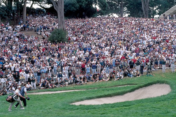 1998年 全米オープン 最終日 リー・ジャンセン 1998年「全米オープン」のセッティングは物議を醸した(Phil Sheldon/Popperfoto/Getty Images)