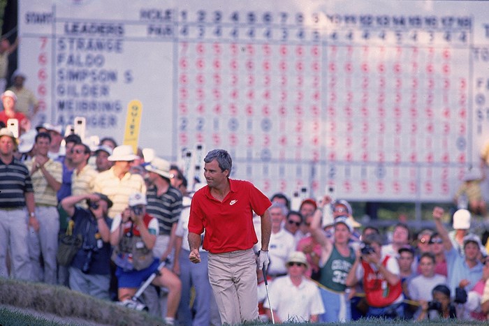 カーティス・ストレンジは1988年から全米オープンを連覇したが…(John Biever/Sports Illustrated/Getty Images) 1988年 全米オープン 最終日 カーティス・ストレンジ