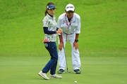 2018年 ヨネックスレディスゴルフトーナメント 初日 木村彩子＆表広樹さん