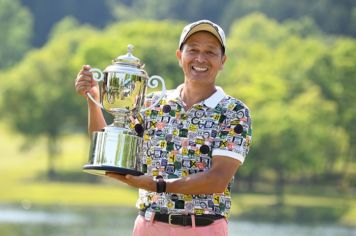 山添昌良がシーズン2勝目をマークした（日本プロゴルフ協会提供画像） 2018年 すまいーだカップ シニアゴルフトーナメント  最終日 山添昌良