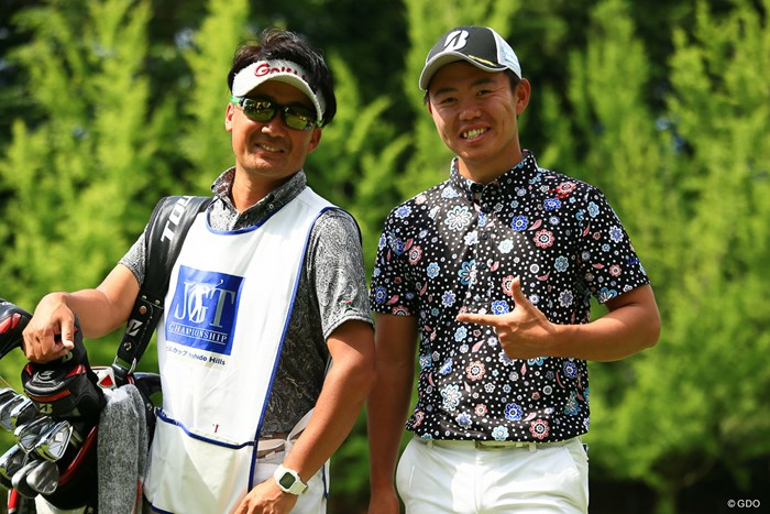 二人そろって輩のような雰囲気が、、、プロが愛用してるのはILicca golf 2018年 日本ツアー選手権 森ビル杯 Shishido Hills 3日目 木下稜介