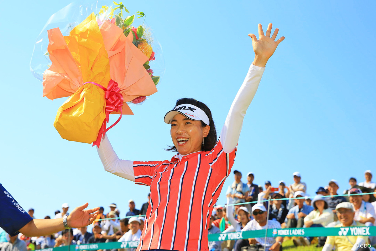 引退のススメ に闘志 1 をかなえた大山志保の気持ち 国内女子ツアー Lpga Gdo ゴルフダイジェスト オンライン