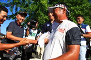 2018年 日本ツアー選手権 森ビル杯 Shishido Hills 最終日 水かけ