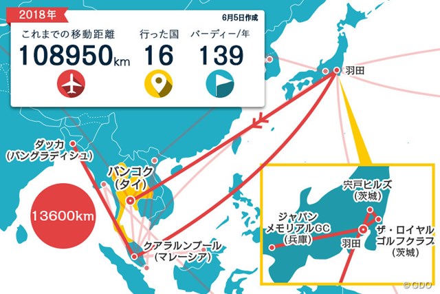 画像詳細 18年 タイランドオープン 事前 川村昌弘マップ いま僕はココにいます Vol 33タイ編 18年 タイランドオープン Gdo ゴルフダイジェスト オンライン
