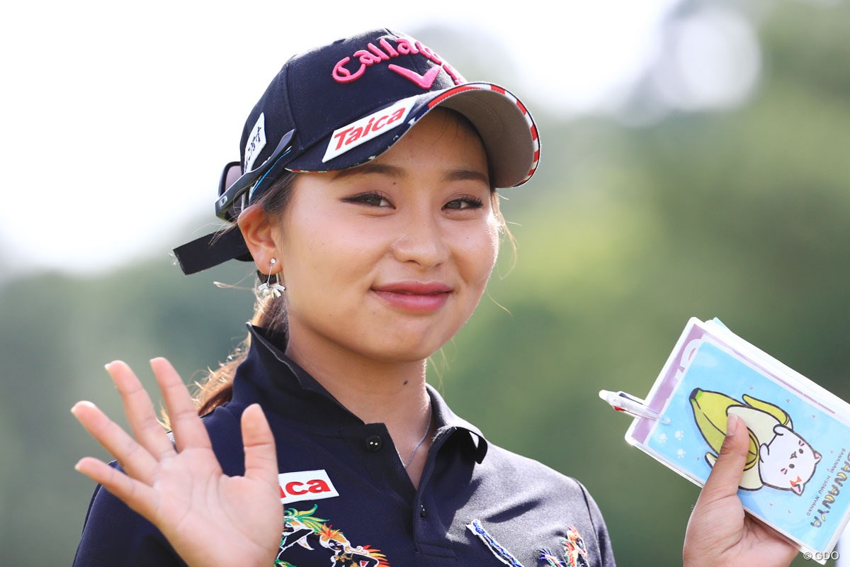 2018年 宮里藍 サントリーレディスオープンゴルフトーナメント 初日 竹内美雪