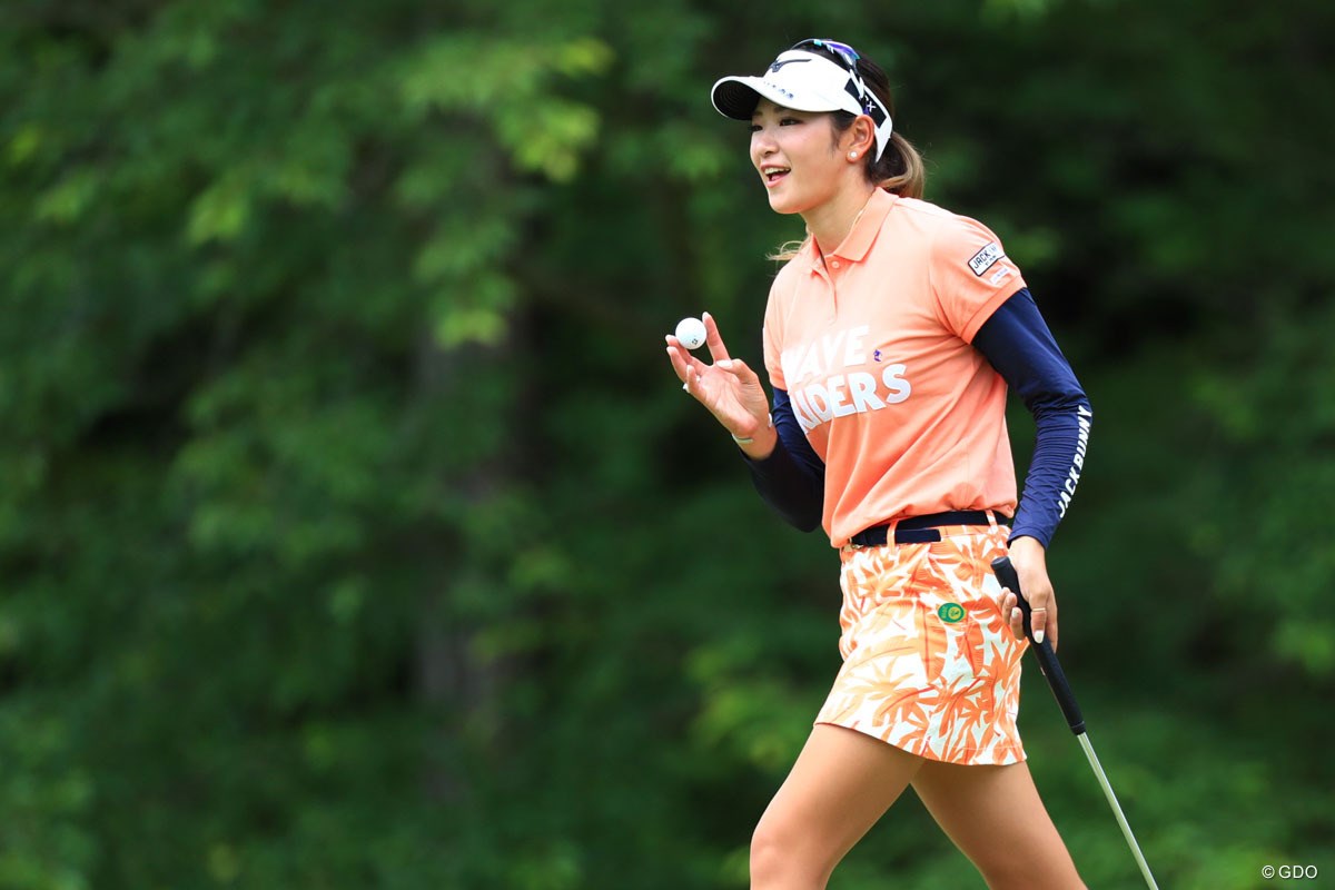 2018年 宮里藍 サントリーレディスオープンゴルフトーナメント 初日 原英莉花