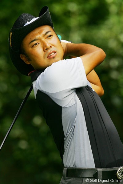 2006年 日本オープンゴルフ選手権競技 初日 片山晋呉 連覇を狙う片山晋呉が4アンダー単独2位と絶好のスタート切った