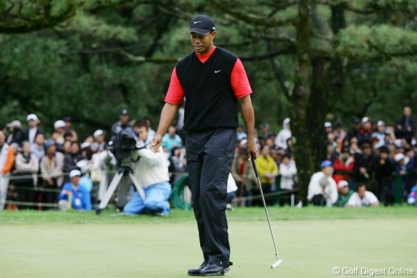 2006年 ダンロップフェニックストーナメント 最終日 タイガー・ウッズ