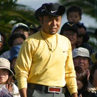 8アンダーで藤田寛之、J.M.シンと並び首位に浮上した片山晋呉※写真はカシオワールドオープン時 2006年 ゴルフ日本シリーズJTカップ 2日目 片山晋呉
