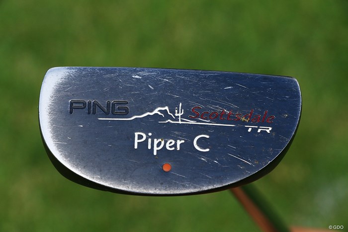 長く使い込まれたパターヘッド。愛着の深さが伝わってくる 2018年 KPMG女子PGA選手権 ピン スコッツデールTR パター PIPER C