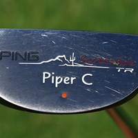 長く使い込まれたパターヘッド。愛着の深さが伝わってくる 2018年 KPMG女子PGA選手権 ピン スコッツデールTR パター PIPER C