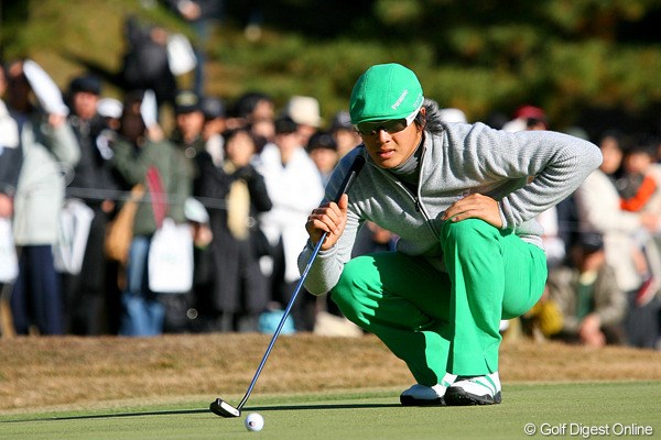 2009年 ゴルフ日本シリーズJTカップ 2日目 石川遼 初日はドライバー、2日目はショートゲームが不調。最下位から抜け出せなかった石川遼
