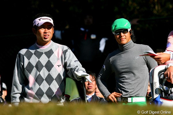 2009年 ゴルフ日本シリーズJTカップ 2日目 石川遼＆池田勇太 初日に続き同組となった石川遼と池田勇太。ファンにとっては楽しみが続いた