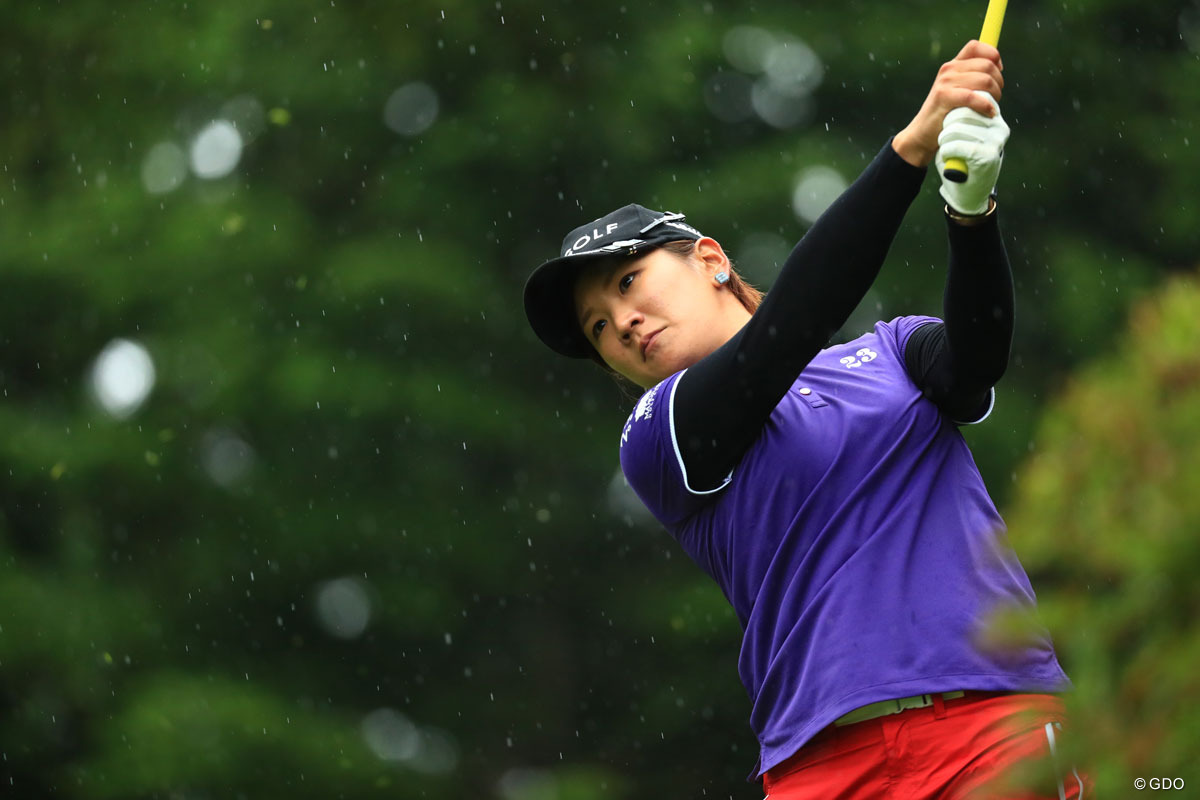 冷たい雨風に負けず 成田美寿々の全英予行演習