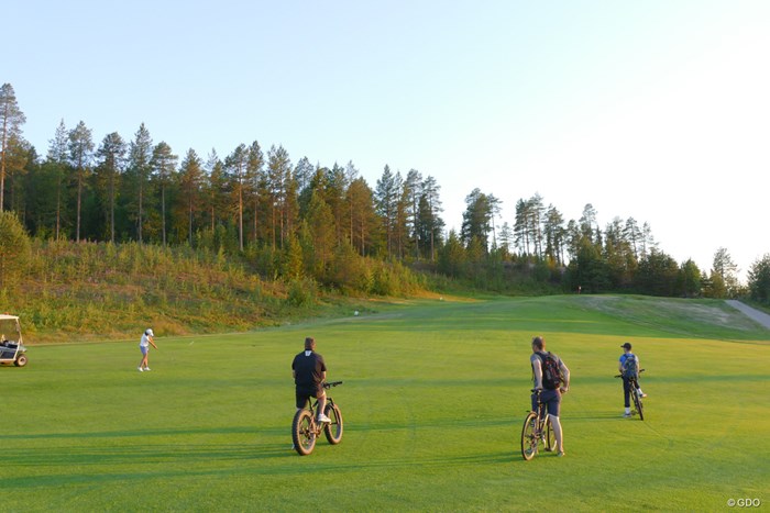 熱心なフィンランドのギャラリーたち ギャラリー／24時間ゴルフ