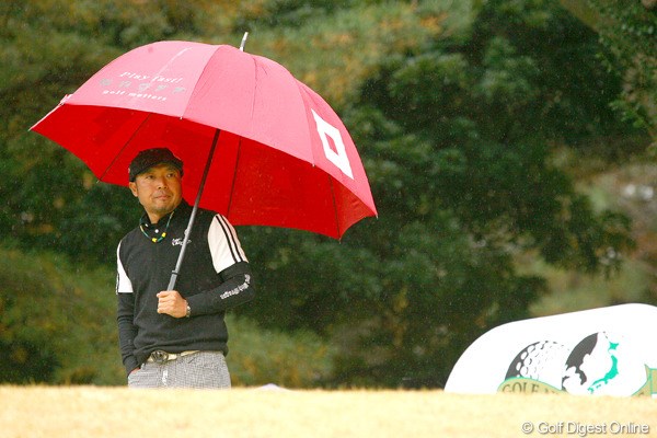 2009年 日本ゴルフシリーズJTカップ3日目 片山晋呉 片山晋呉は4ストローク伸ばし、ようやく本来のプレーを取り戻してきた