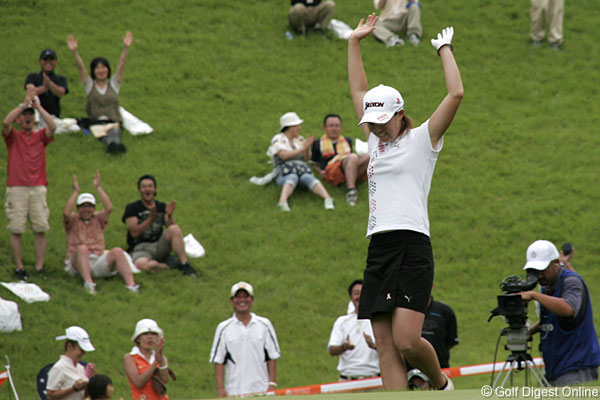 最長プレーオフ！仲良し対決を制したのは古閑美保！！（2006年）