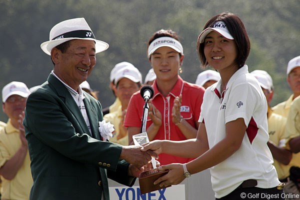 2006年 ヨネックスレディスゴルフトーナメント 最終日 宮里美香 5位はプロの試合での自己ベストの宮里美香