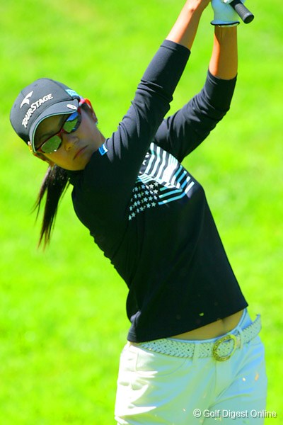2006年 日本女子プロゴルフ選手権大会コニカミノルタ杯 2日目 宮里藍 前半からスコアを伸ばし6アンダー暫定首位でホールアウトした宮里藍