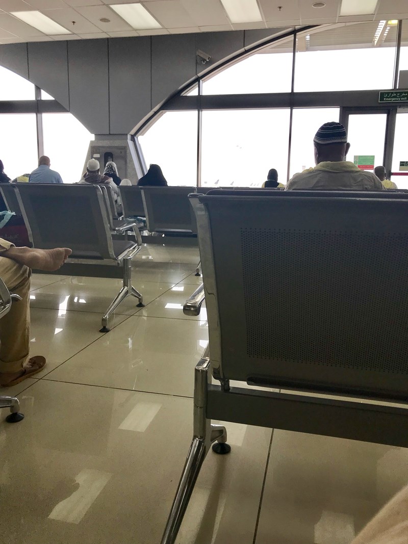 2018年 ジェッダ空港にて
