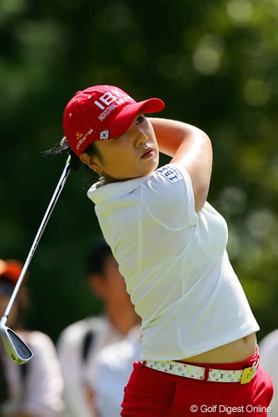 2006年 日本女子オープンゴルフ選手権競技 2日目 チャン・チョン 米ツアーで活躍する貫禄のプレー。チャンが6アンダー単独首位