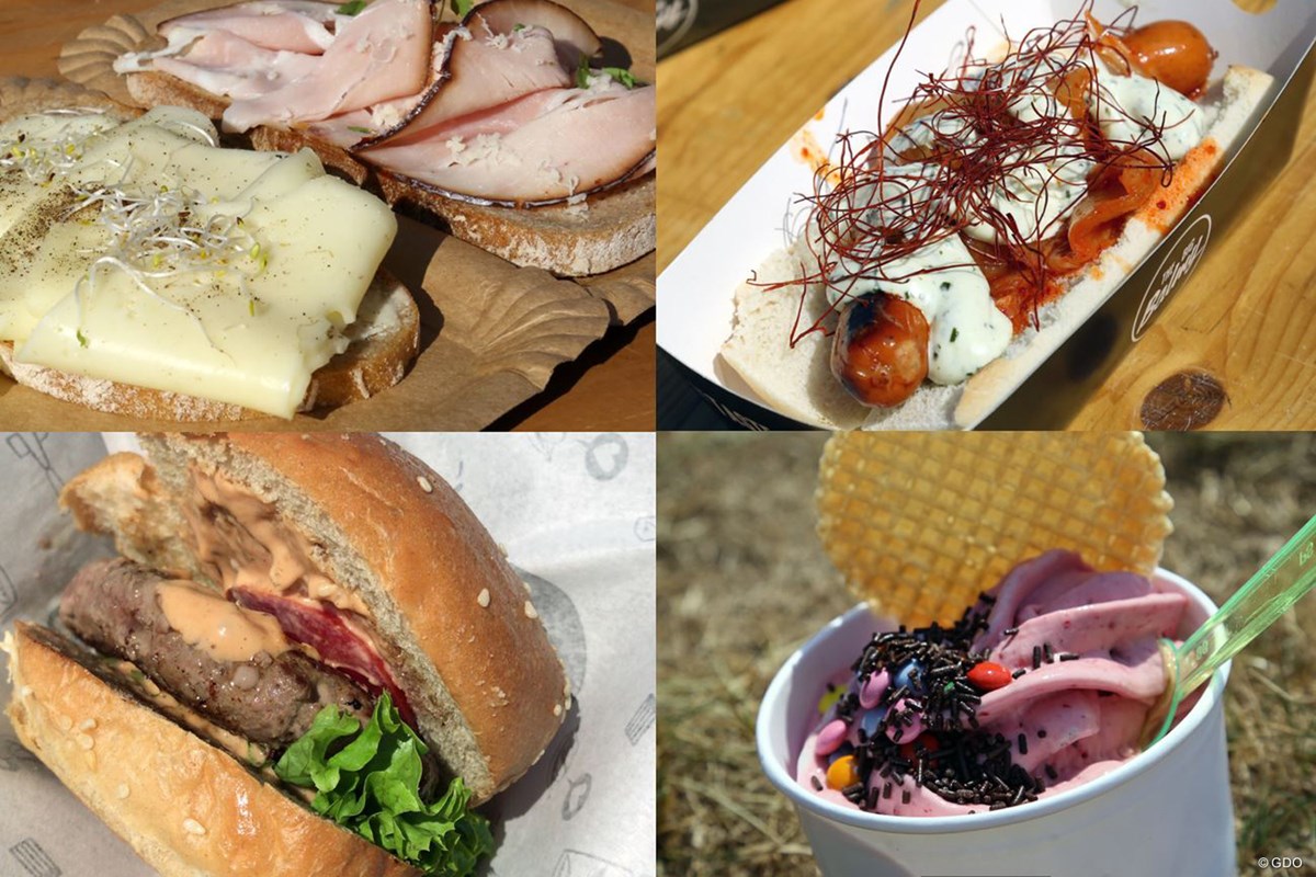 2018年 ポルシェ ヨーロピアンオープン 最終日 ドイツのコースでの食事メニュー