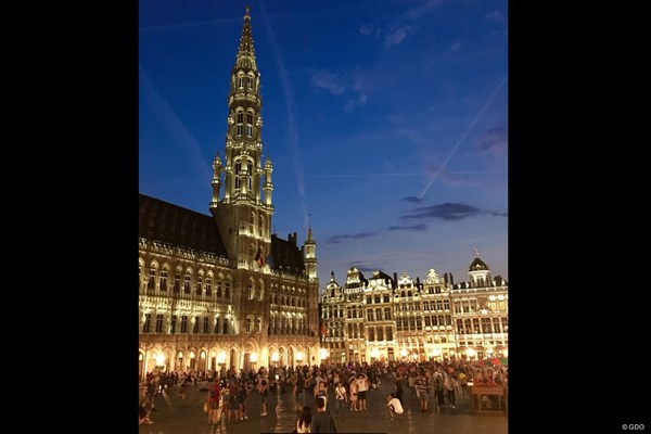 ブリュッセルのグラン・プラス。美しい広場です