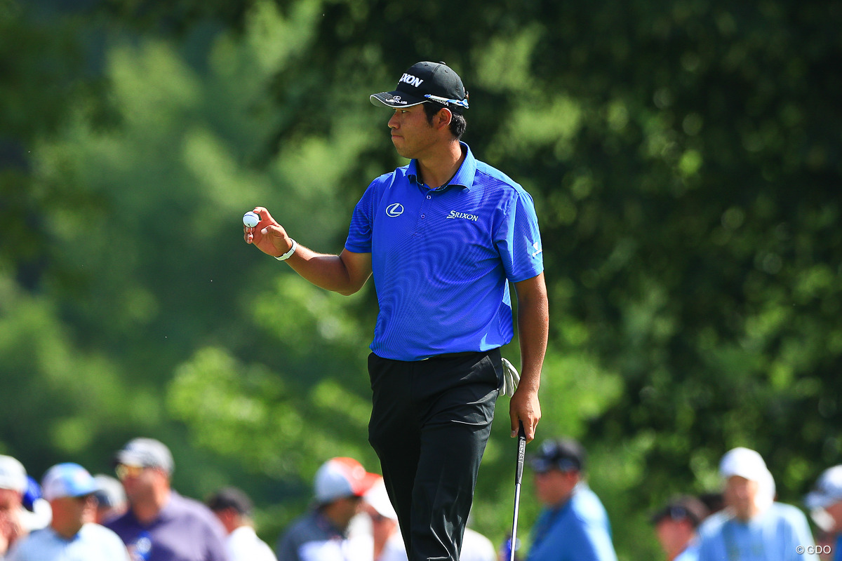 期待値に変化は？ 松山英樹はティショット安定し4打差発進