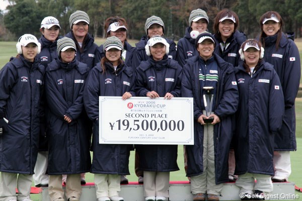2006年 日韓女子プロゴルフ対抗戦 最終日 日本チーム 日本チームは中盤追い上げたが逆転することはできなかった